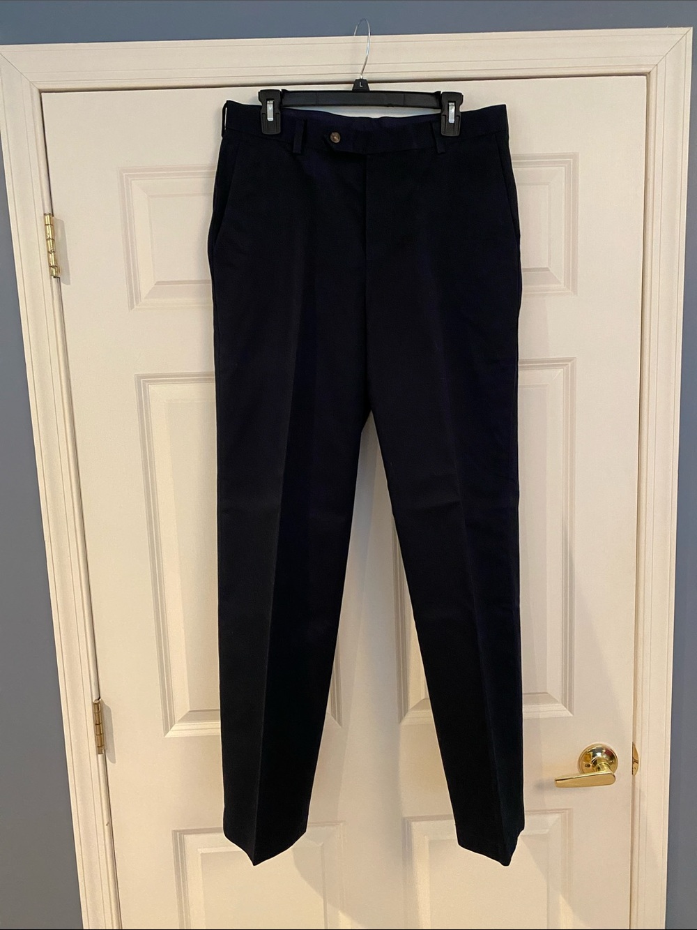 Jos. A. Bank Navy Dress Pants - Tailored Flat Front